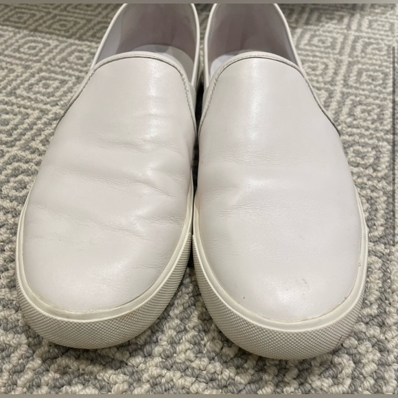 Vince white leather slip on sneakers - Picture 2 of 6